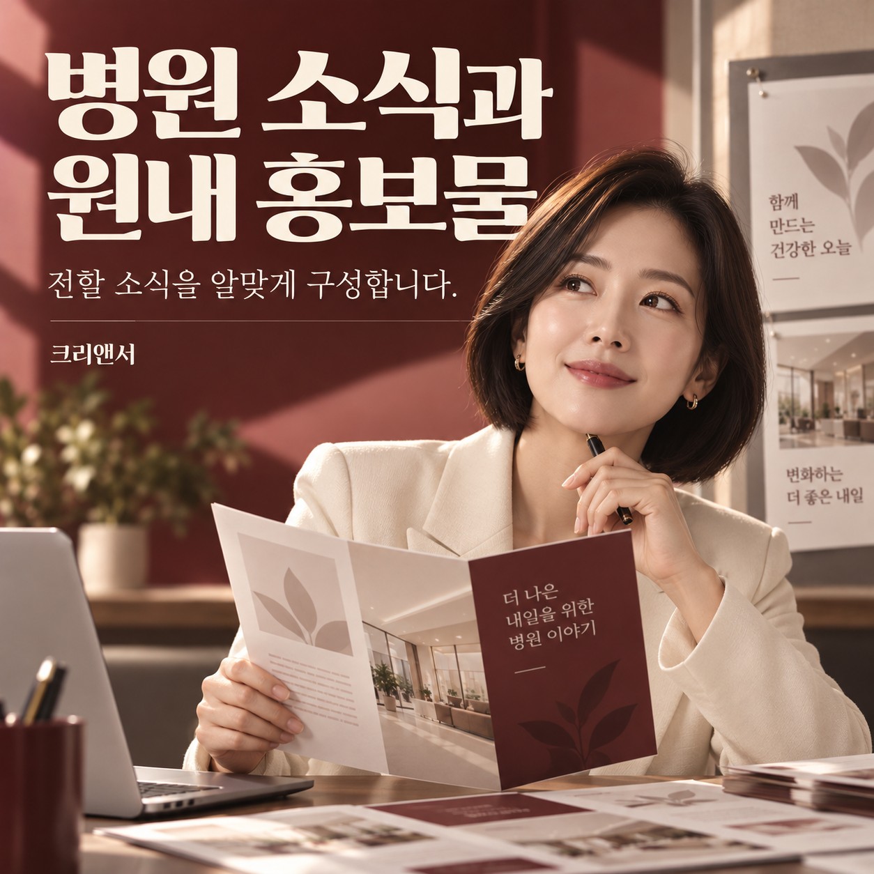 병원 소식과 원내 홍보물